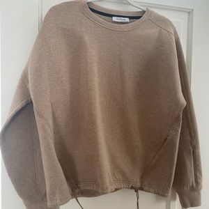 Athletic crew neck sweatshirt